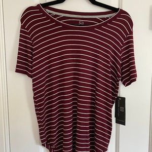 Vienna Couture Women's Essential Striped T-Shirt